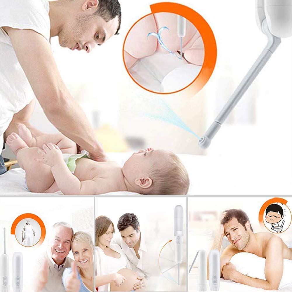 Meidong Portable Travel Bidet Handheld Personal Bidet Electric Mini Bidet Sprayer Toilet Hygiene for Personal Hygiene Cleaning/Soothing Postpartum Care/Perineal & Hemmoroid Treatment