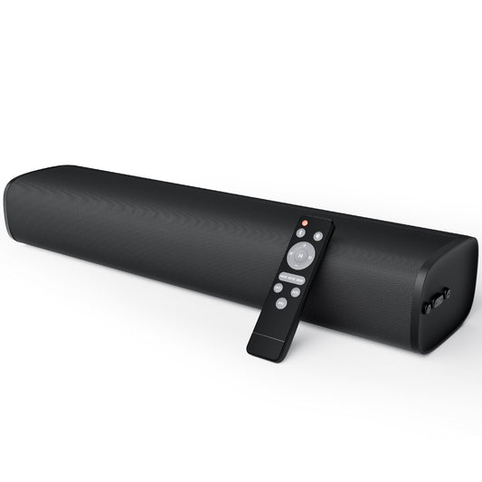Soundbar for TV, 56W Peak Power Speakers with Bluetooth 5.3/ARC/Optical/AUX Inputs – Wall Mountable Home Theater Surround Sound System Small Sound Bar for PC/Gaming/Projectors with 3 EQ-Modes