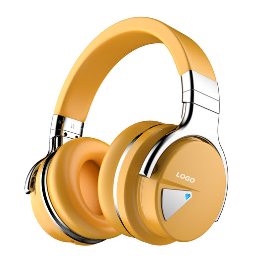 Active Noise Cancelling Bluetooth Wireless Headphones - E7 ANC Yellow
