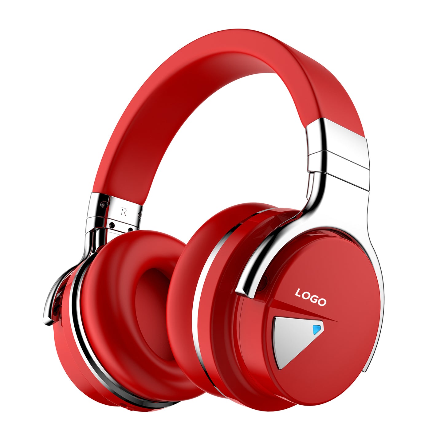 Active Noise Cancelling Bluetooth Wireless Headphones - E7 ANC Red