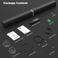 MZEIBO Sound Bar, 60W Smart TV Sound Bar with Detachable Design, Bluetooth 5.0, Soundbars with ARC/Optical/AUX Connection - Idea for Home Audio Entertainment