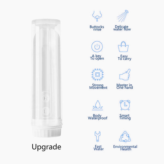 Meidong Portable Travel Bidet Handheld Personal Bidet Electric Mini Bidet Sprayer Toilet Hygiene for Personal Hygiene Cleaning/Soothing Postpartum Care/Perineal & Hemmoroid Treatment