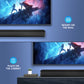 Soundbar for TV, 56W Peak Power Speakers with Bluetooth 5.3/ARC/Optical/AUX Inputs – Wall Mountable Home Theater Surround Sound System Small Sound Bar for PC/Gaming/Projectors with 3 EQ-Modes