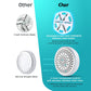 Fabric Shaver Lint Remover - Fabric Defuzzer Electric Lint Fuzz Pills Remover with Quandruple Protection & 2 Replaceable 6-Leaf Blades, Trimmer Effectively Faster by 50%