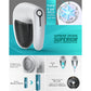 Fabric Shaver Lint Remover - Fabric Defuzzer Electric Lint Fuzz Pills Remover with Quandruple Protection & 2 Replaceable 6-Leaf Blades, Trimmer Effectively Faster by 50%