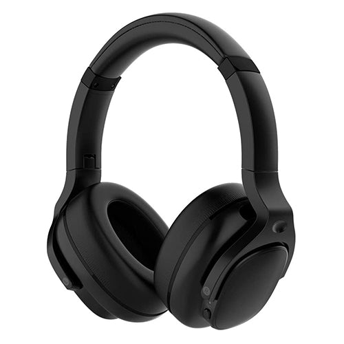 E9 Bluetooth Headphones Active Noise Cancelling Headphones Deep Bass Wireless Comfortable Memory Foam Ear Cups for Sports/TV/Work (Black)